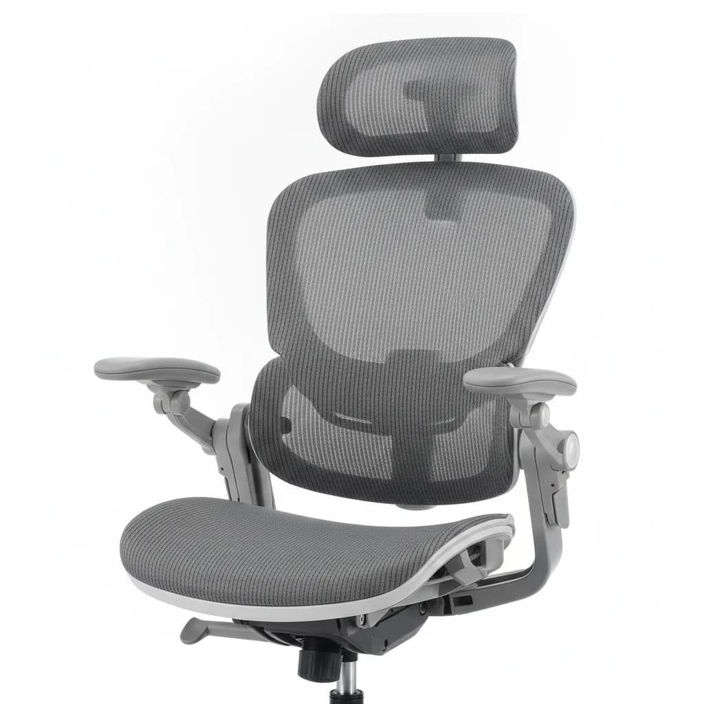 Close-up of the Explorer task chair mesh and frame
