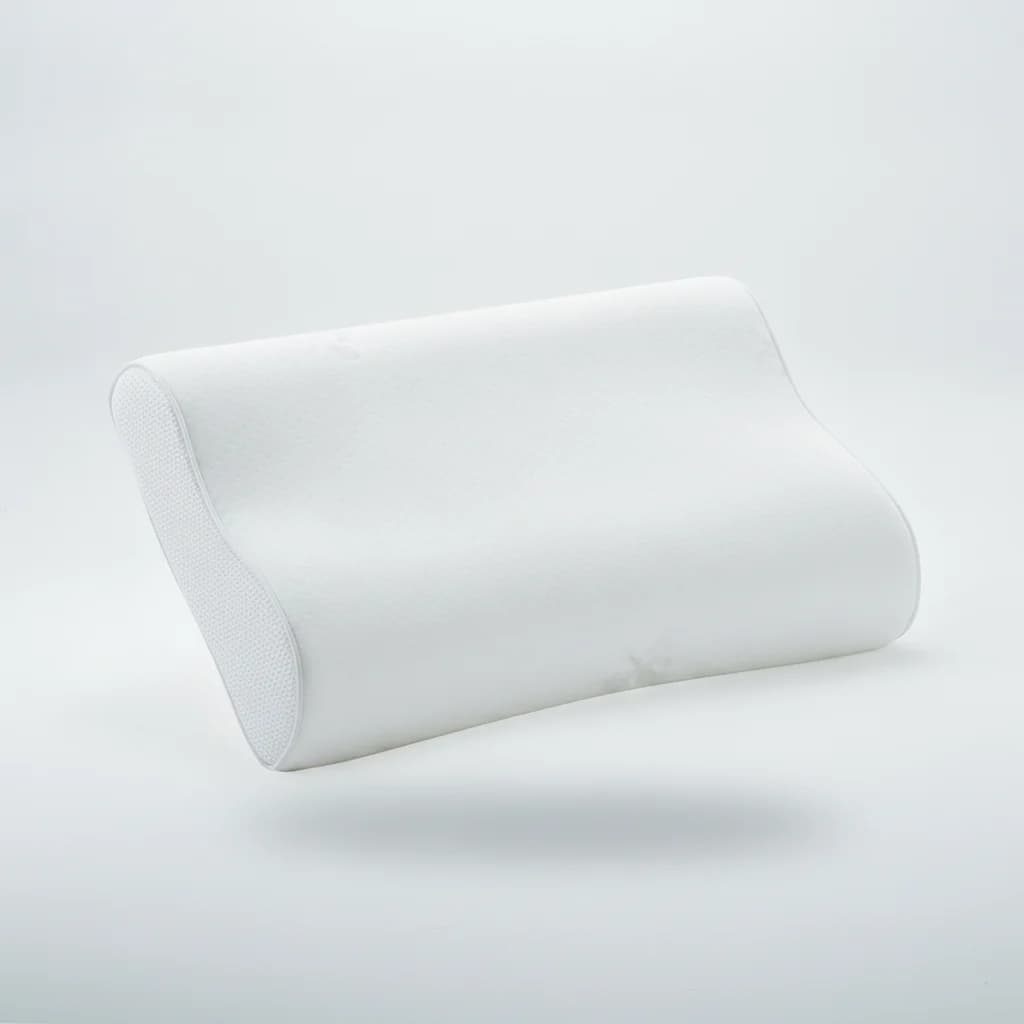 Dual-height lobes of the cervical pillow