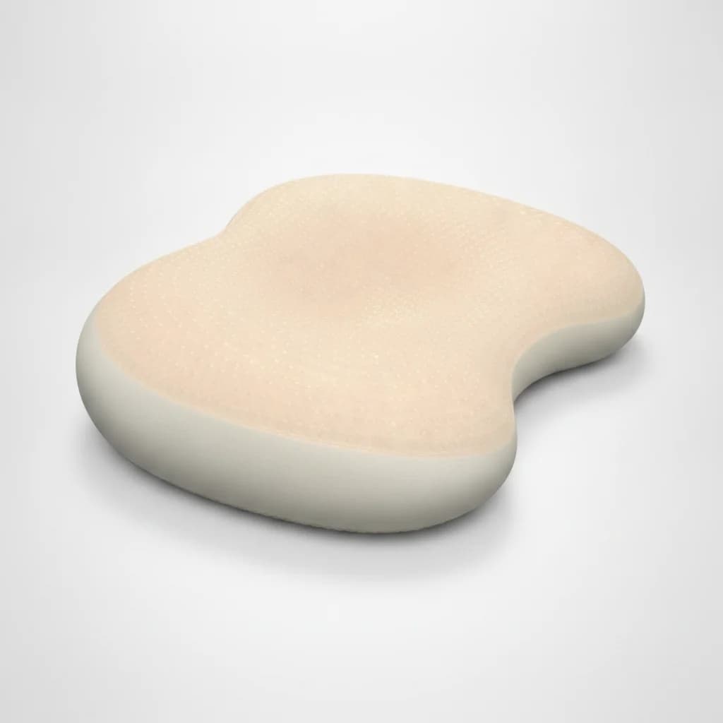 Close-up of the cooling-gel layer and memory-foam core