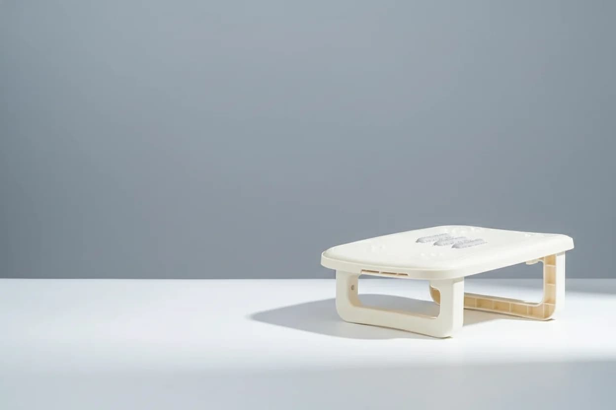Ergonomic under-desk foot rocker shown from the front