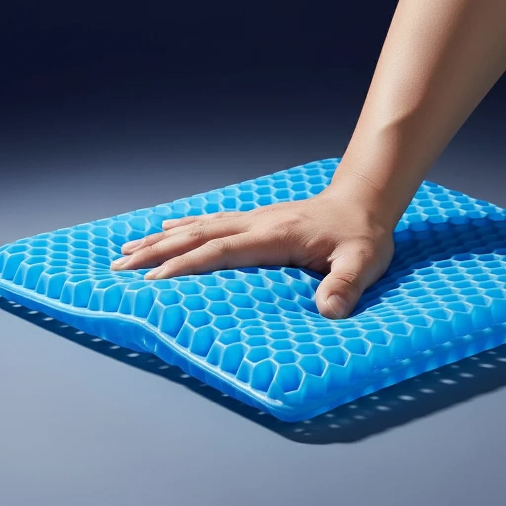 Non-slip cover of the gel seat cushion