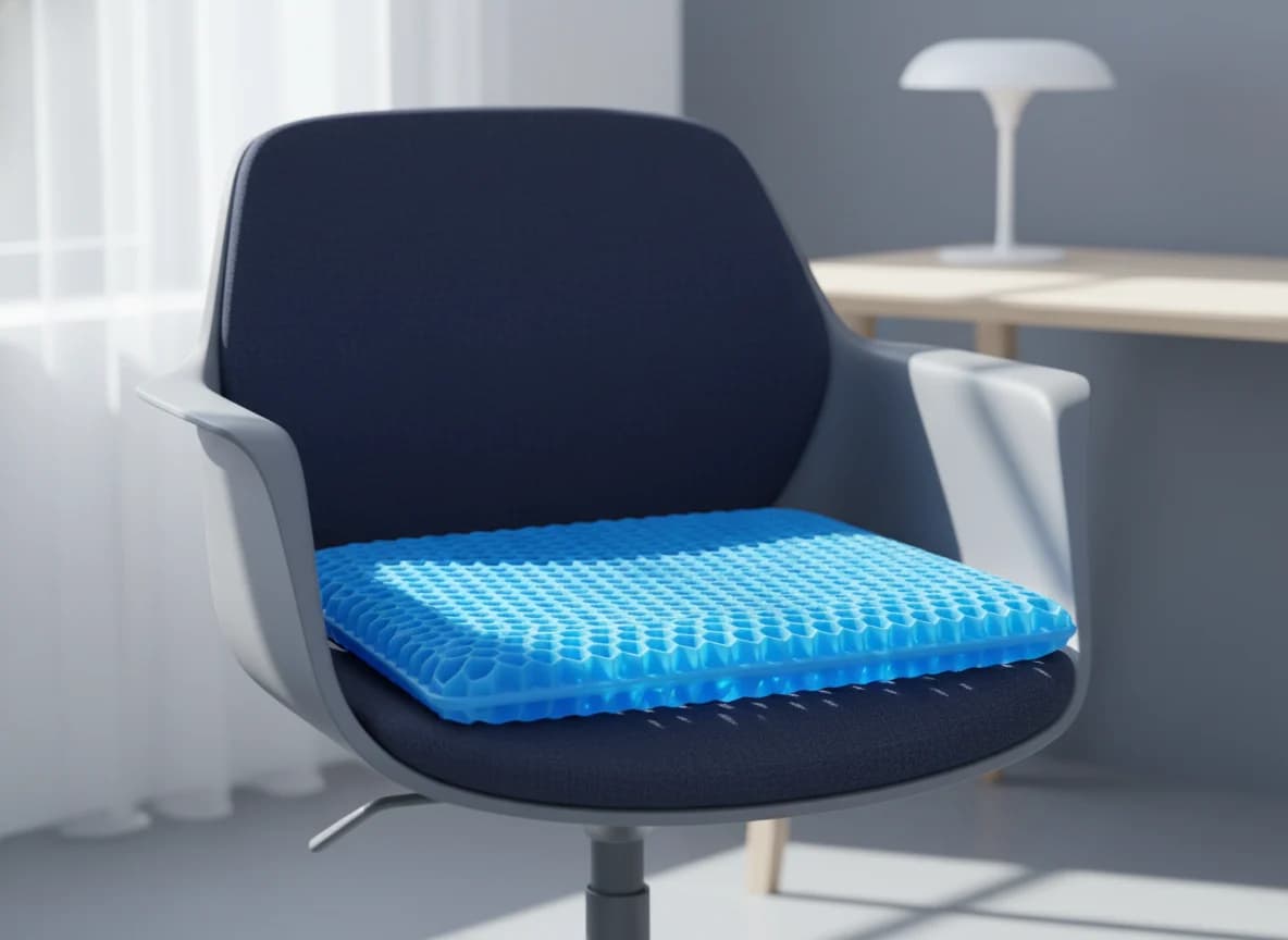 Gel seat cushion in everyday use