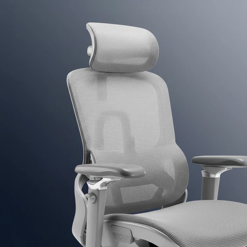 Close detail of the LumaSpine Pro adjustable lumbar support