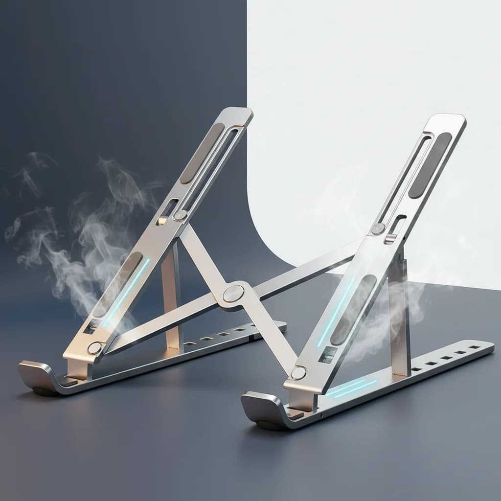 Storage clearance under the monitor stand
