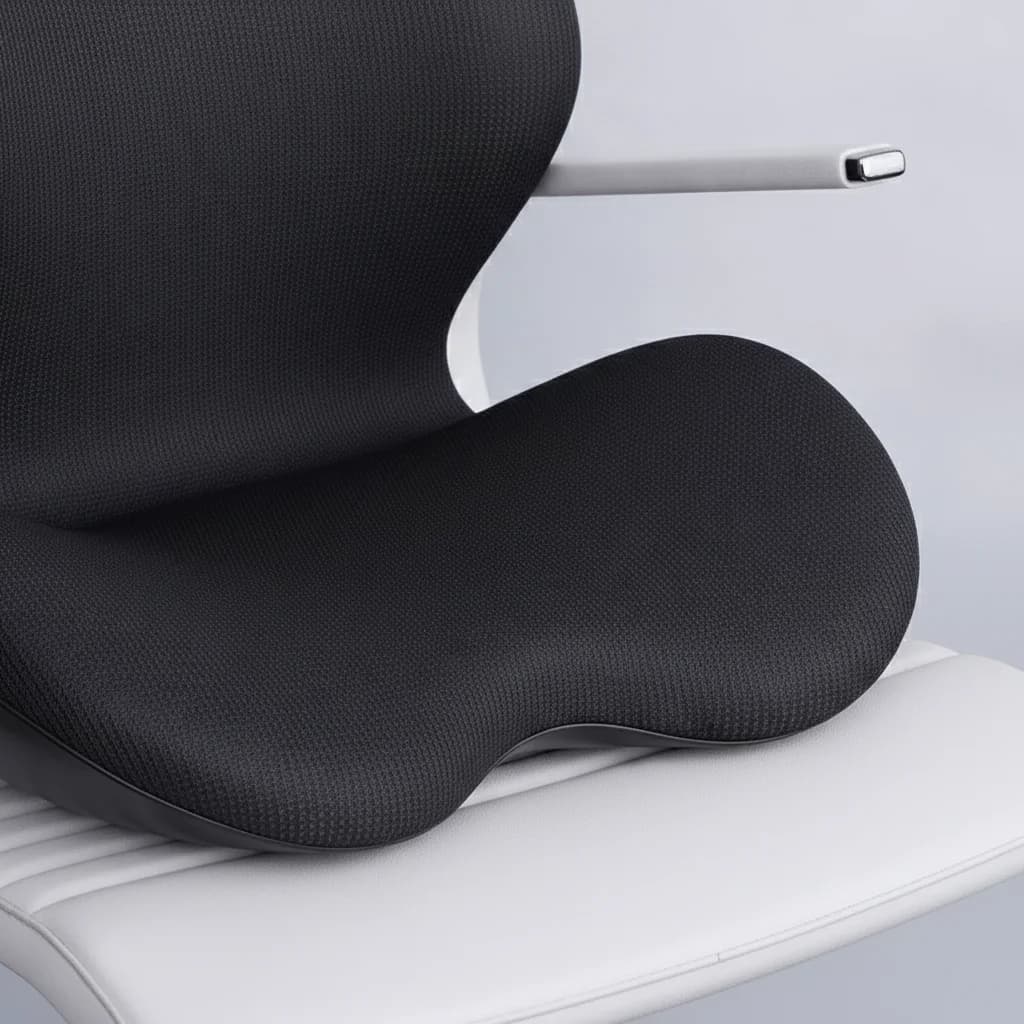 Memory-foam seat cushion of the combo set