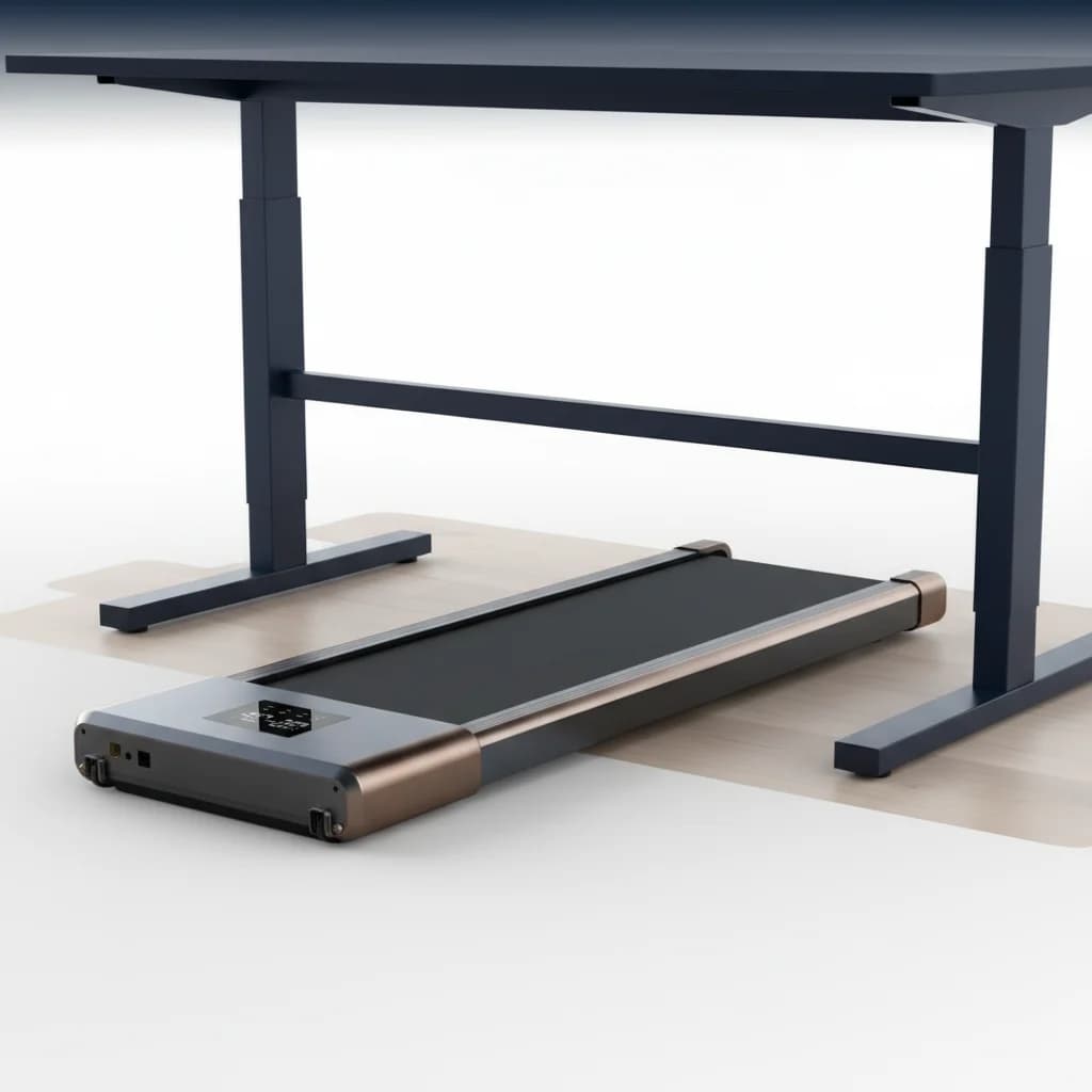 Quiet motor and deck of the walking pad