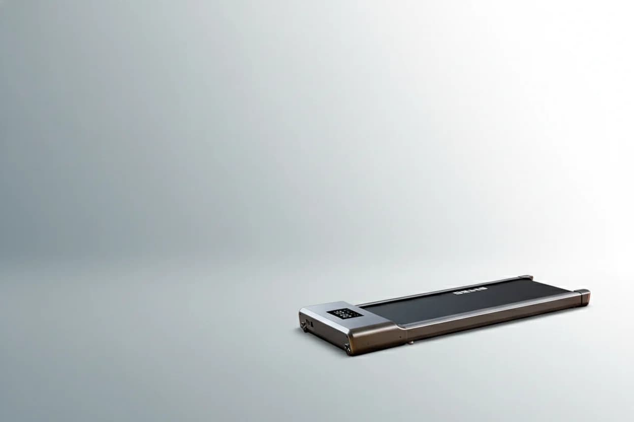Under-desk walking pad shown from the front