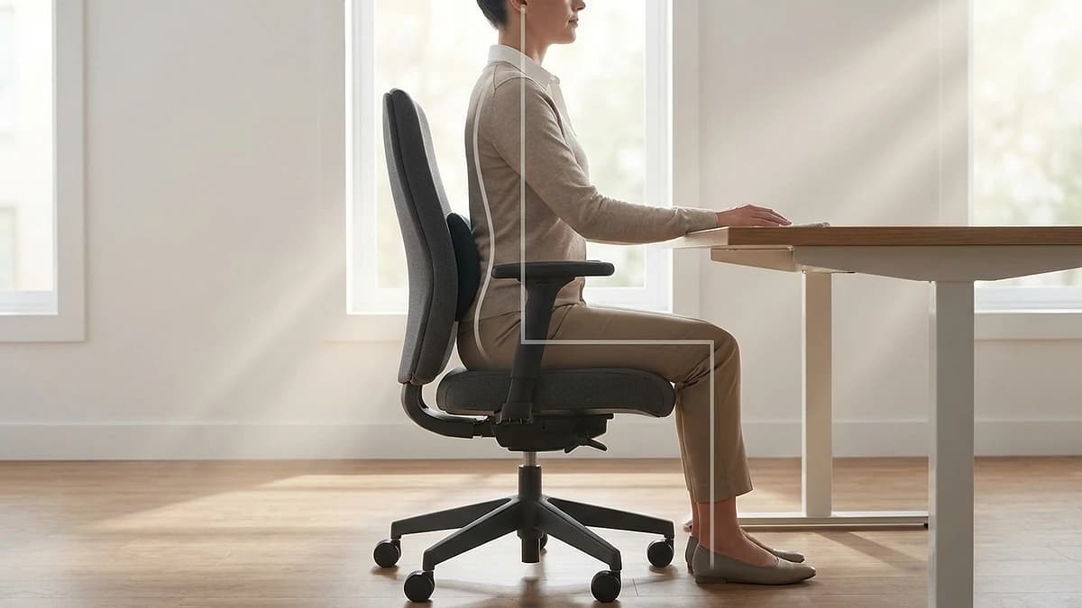 La geometría de la silla y su impacto en la salud lumbar