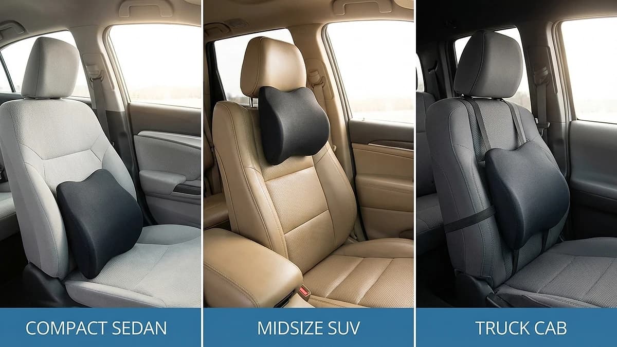 Ajuste al asiento según el tipo de vehículo