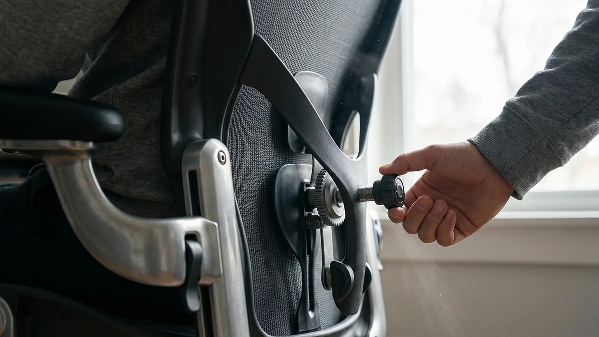 Step 1 and 2: Seat height and depth