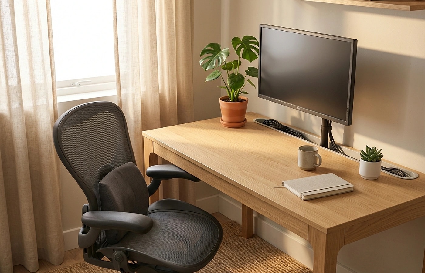 Home Office Setup for Lower-Back Comfort