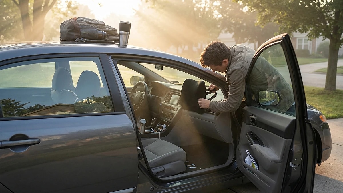 Pre-drive setup ritual