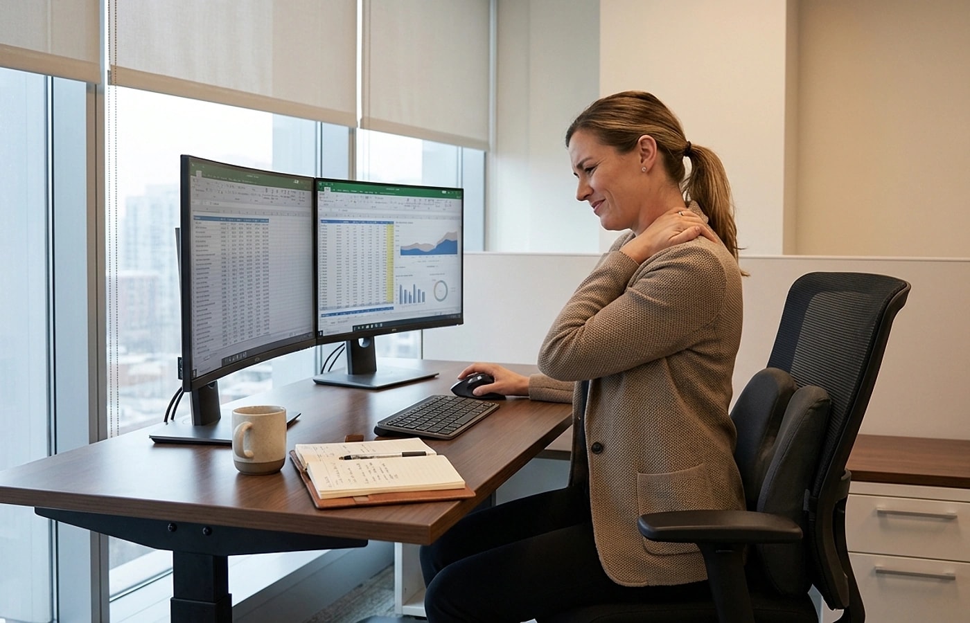 Office Workers Sitting 8+ Hours