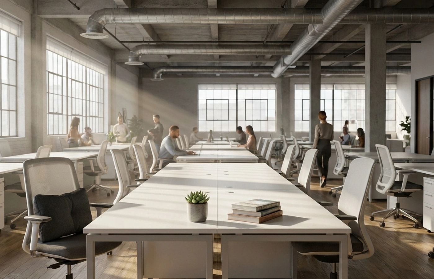 Shared Workspaces and Hot Desks