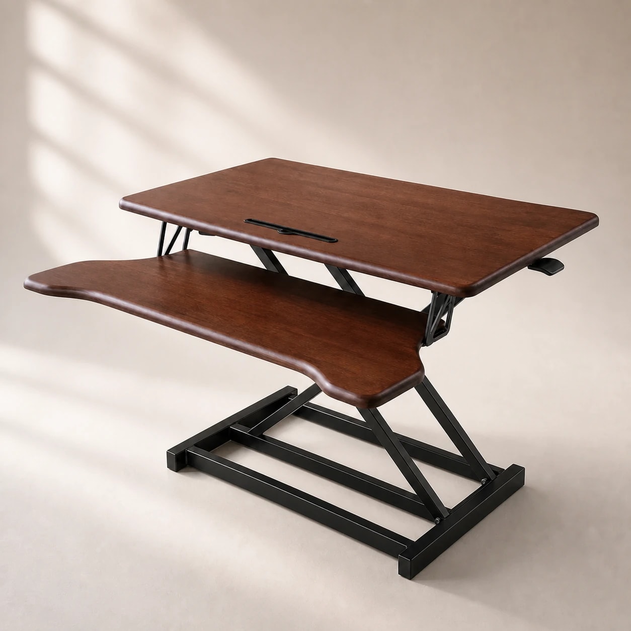 Product photograph of the WoodRise Desk Converter