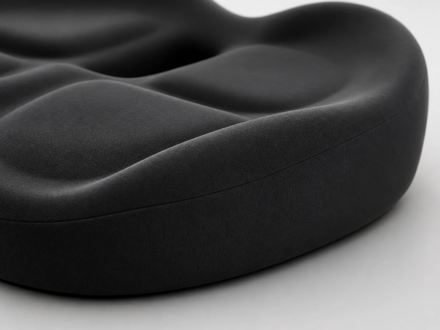 Macro detail of the intact ContourX outer edge and sculpted surface
