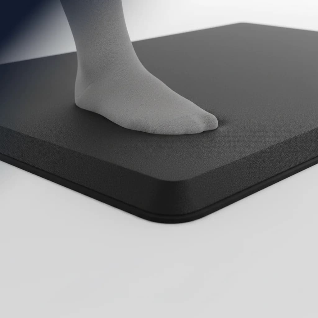 Cushioned core of the anti-fatigue mat