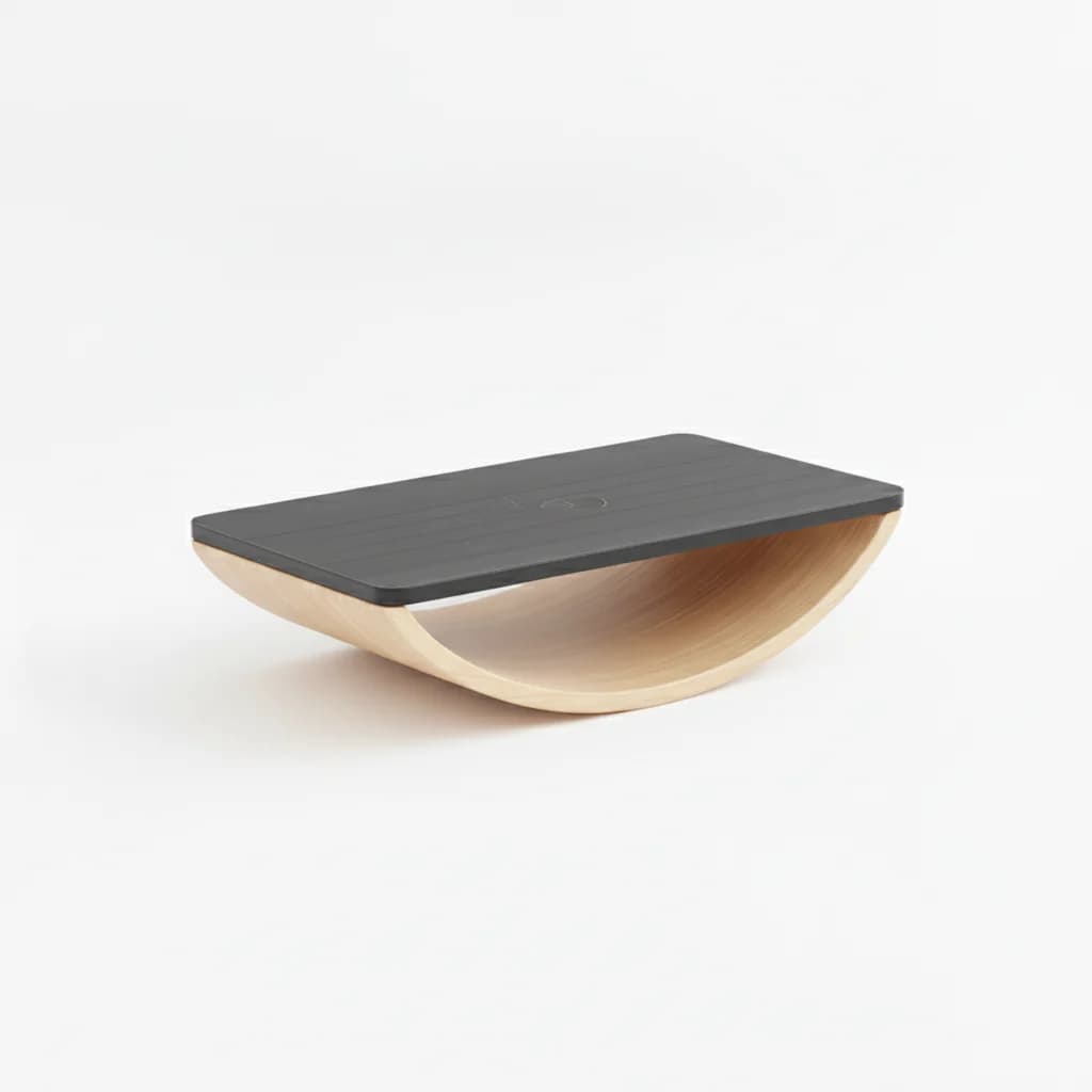 Standing-desk balance board shown from the front