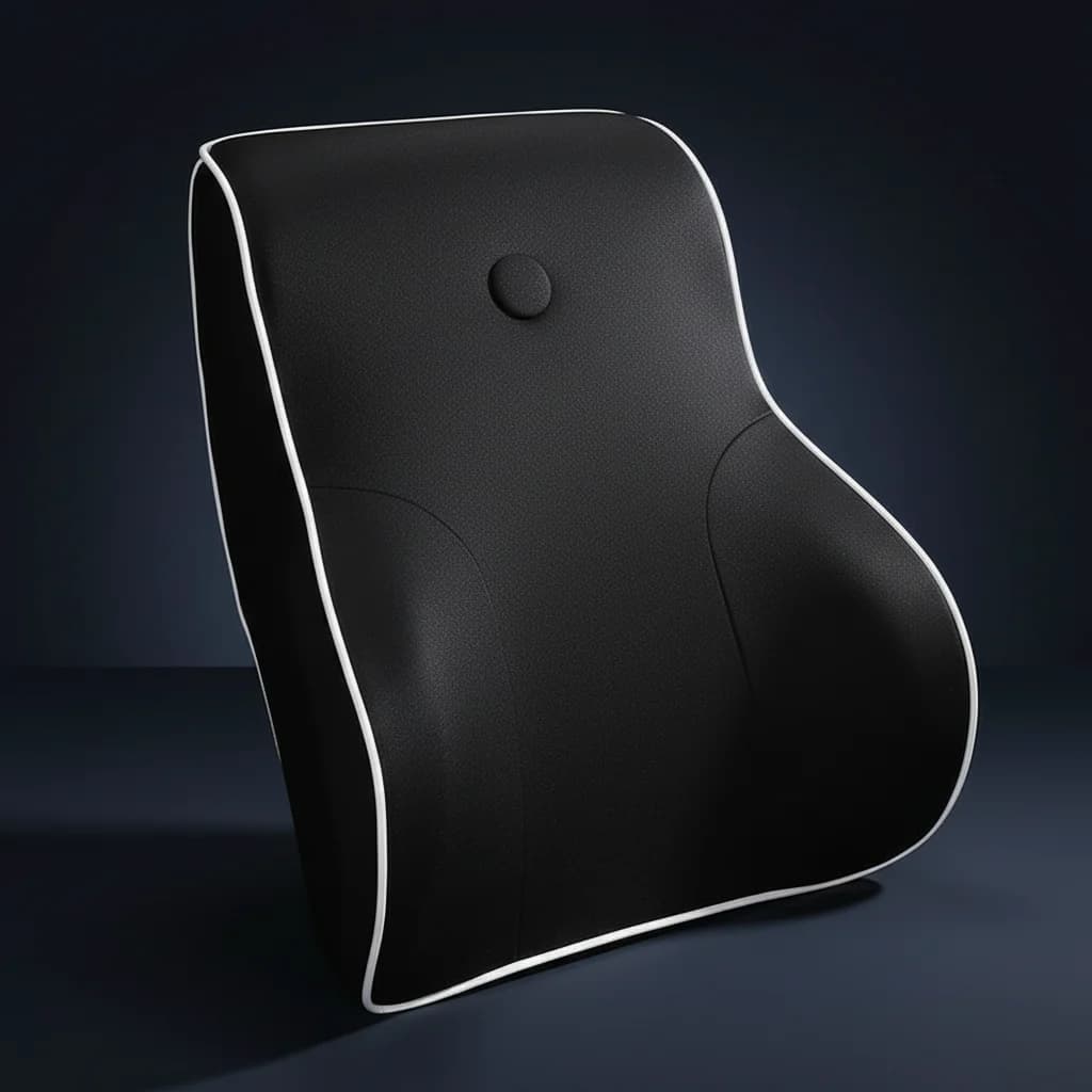 Sweat-resistant cover of the car lumbar pillow