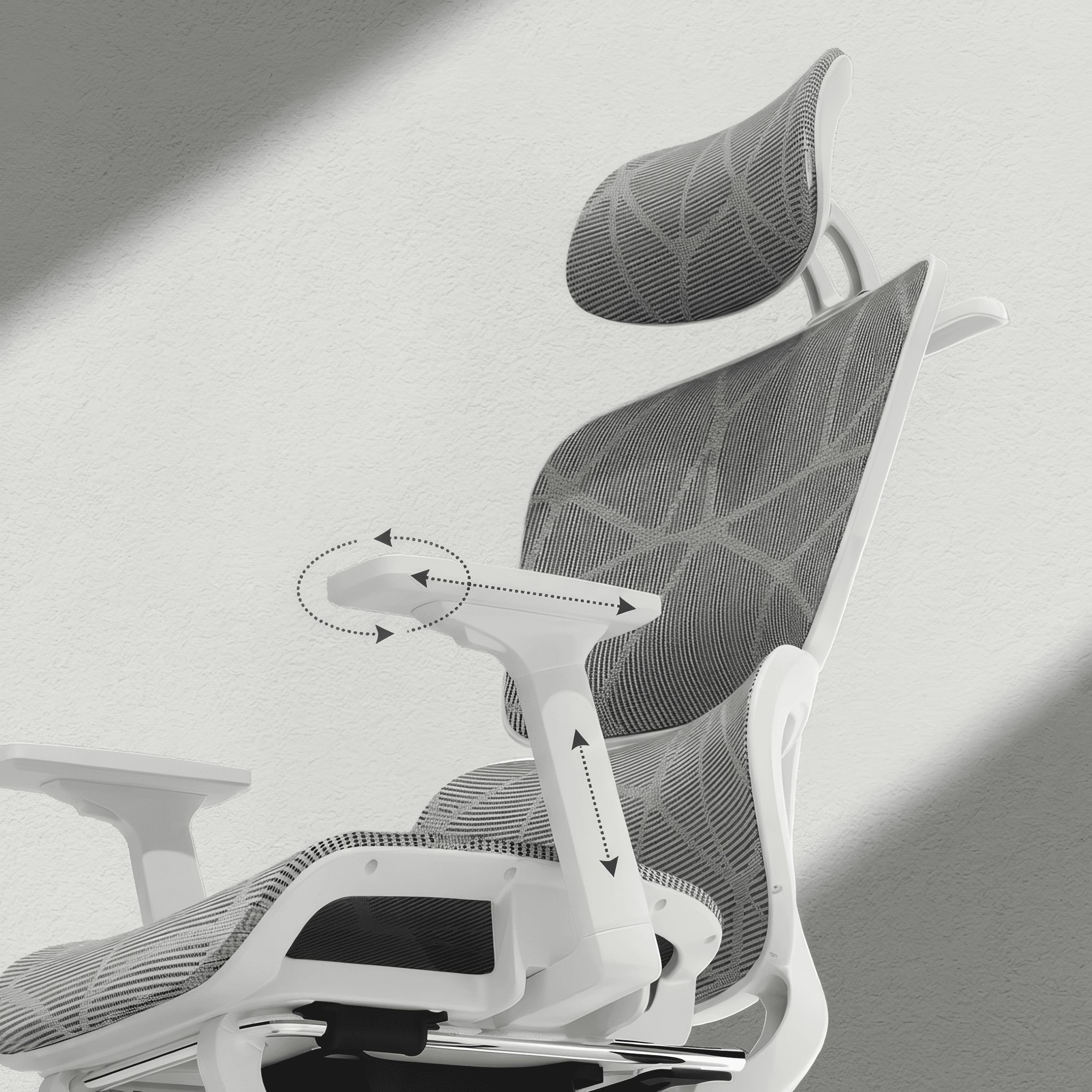 3D armrest adjustment directions