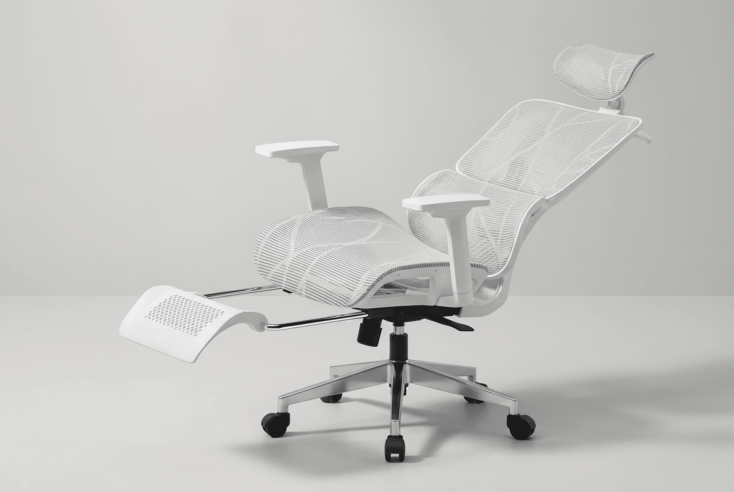 Retractable footrest extended