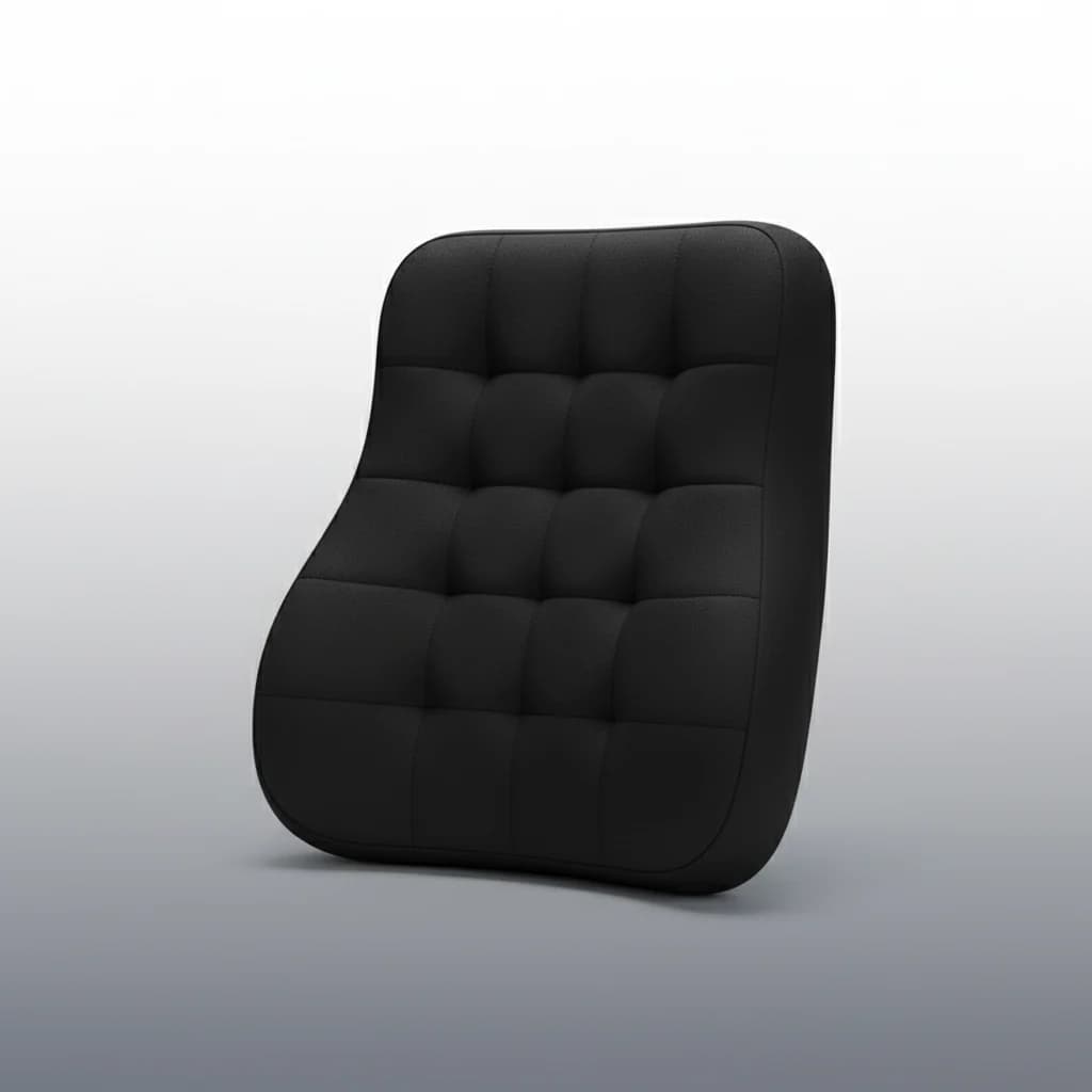 Breathable mesh cover of the lumbar pillow