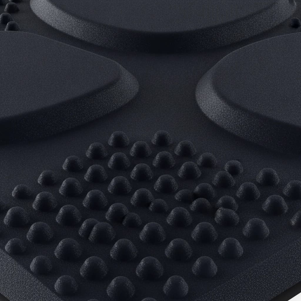Close-up of the massage mat texture and edge