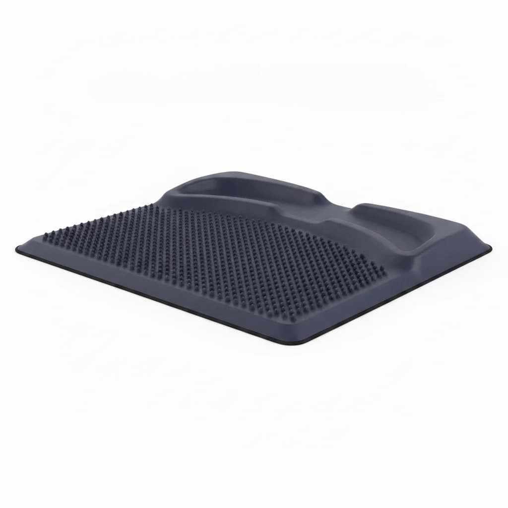 Cushioned core of the standing desk massage mat
