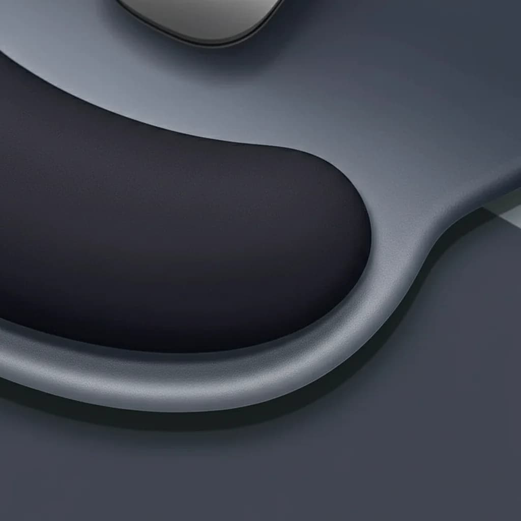 Close-up of the wrist rest foam and cover