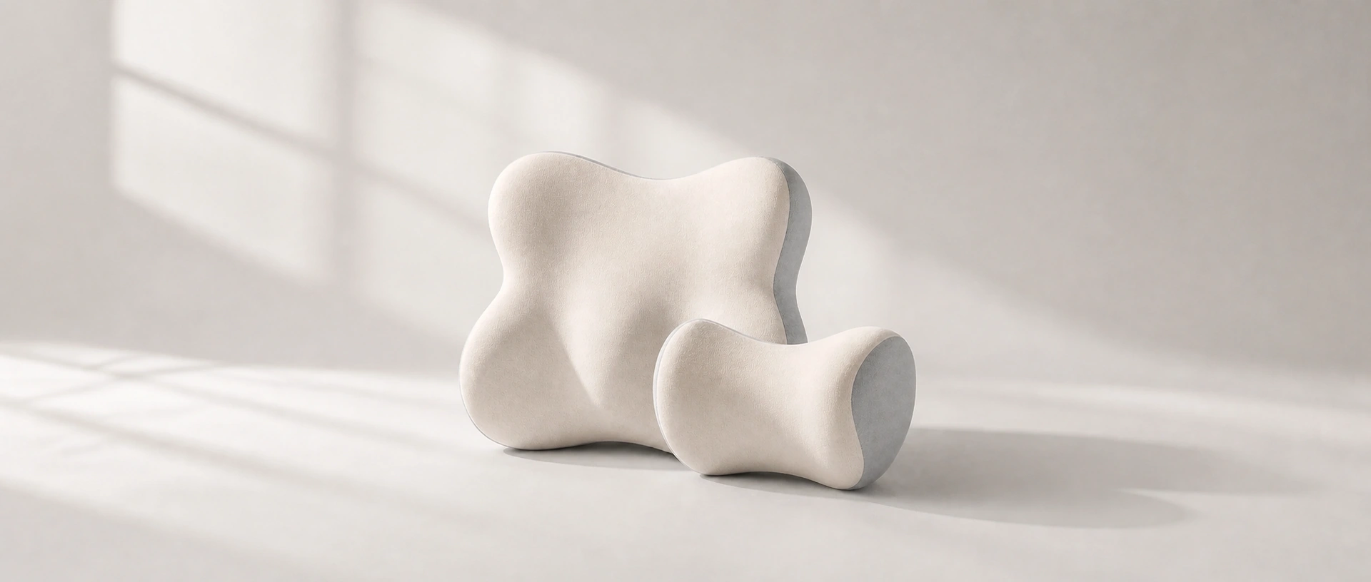 DriveNest Duo showing its separate headrest and lumbar support cushions